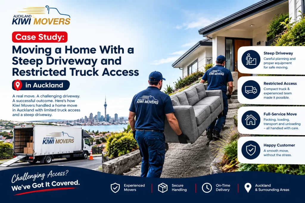 Moving House With Difficult Access in Auckland